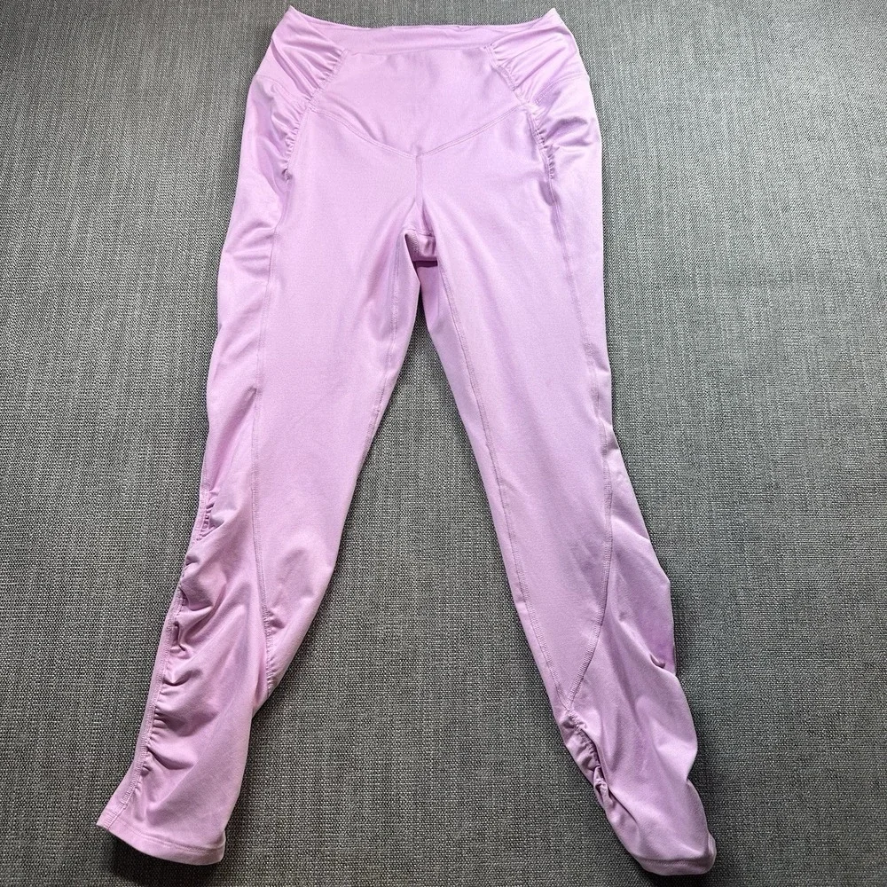 FP Movement Breathe‎ Deeper Pink Crossover Leggings M Yoga Activewear